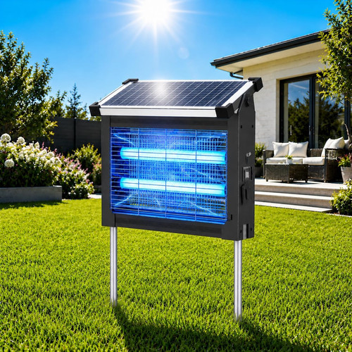 Outdoor solar bug zapper - outdoor,
